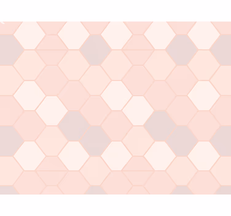 Rollo fenster rosa mit modernen abstrakten pinken figuren - TenStickers