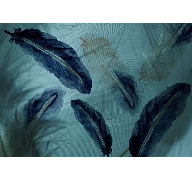 Küchenfenster rollo aquarell feder linien Ästhetik - TenStickers
