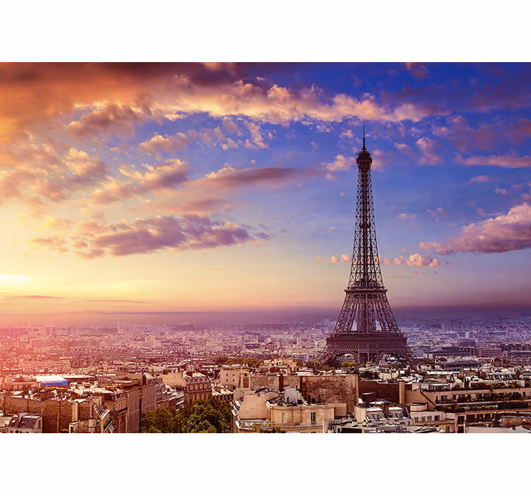 Küchenfenster rollo mit blick auf paris - TenStickers