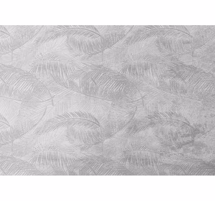 Küchenfenster rollo mit vintage grauer tropenillustration - TenStickers