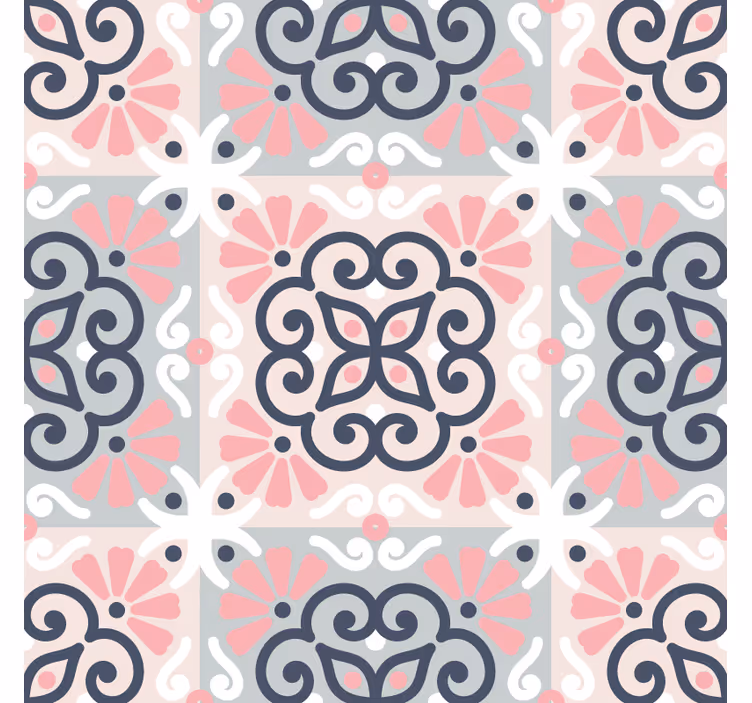 Küchenfenster rollo mandala fliesenmotiv - TenStickers