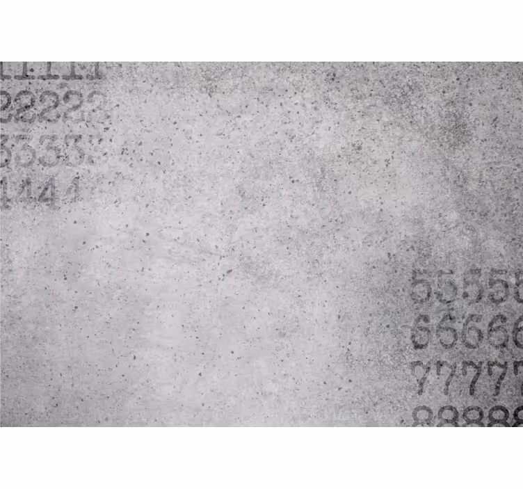Rollo fenster grau mit numerischer steinstruktur - TenStickers