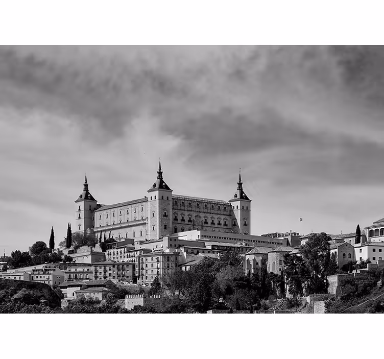 Rollo fenster grau alcazar von toledo - TenStickers