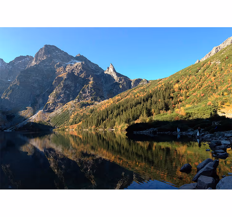 Rollo fenster grün morskie oko im frühling - TenStickers