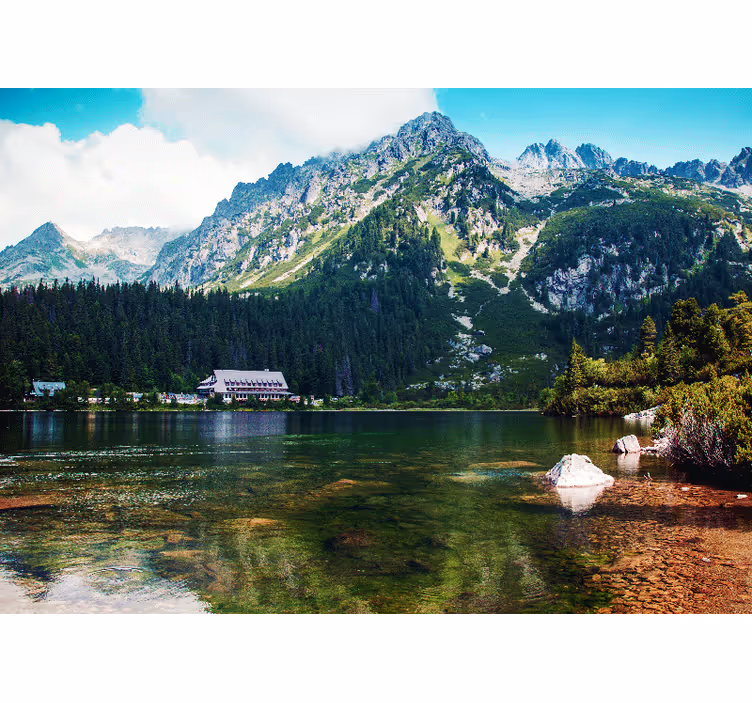 Rollo fenster wohnzimmer am polnischen tatrysee - TenStickers