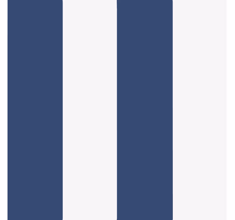 Rollo fenster blau klassisches maritimes streifenmuster - TenStickers