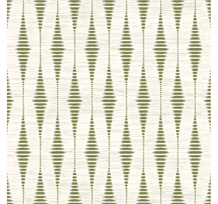 Fenster rollo modern in moosgrünem rabaul ikat - TenStickers