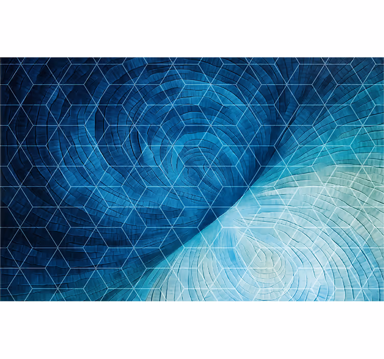 Rollo fenster blau abstrakter blauer hintergrund - TenStickers