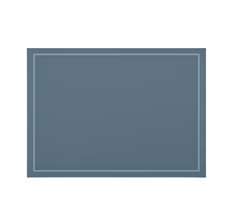 Rollo fenster blau mit schlichtem randdesign - TenStickers