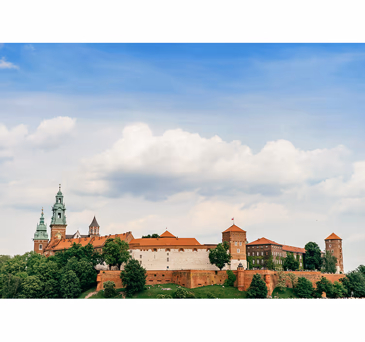 Rollo fenster wohnzimmer royal castle in krakau - TenStickers