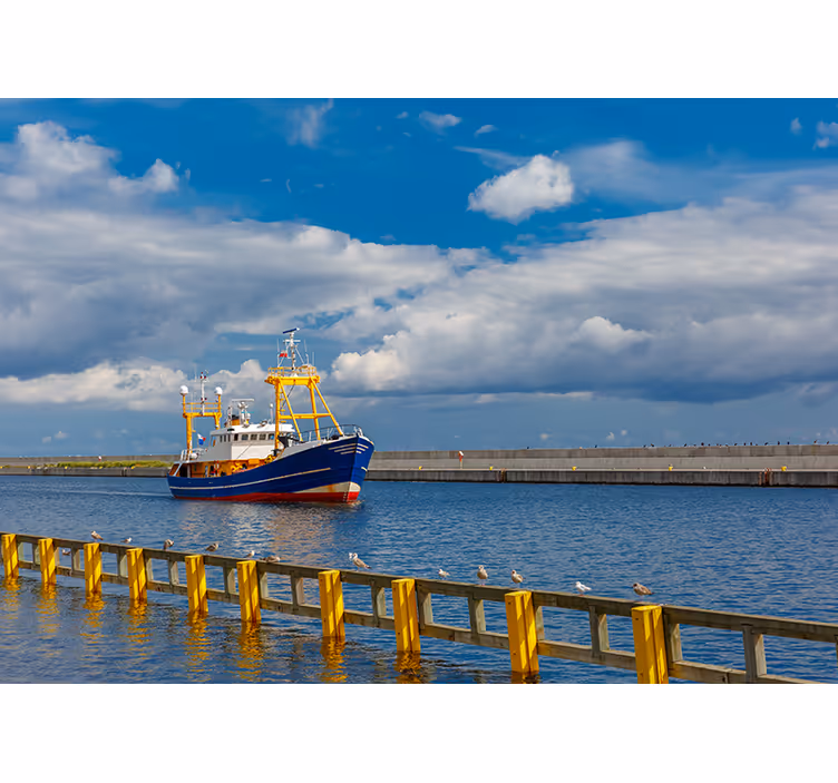 Rollo fenster wohnzimmer gdynia schiff - TenStickers