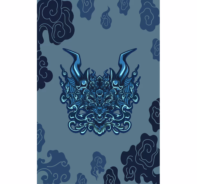 Rollo fenster wohnzimmer mythischer drache - TenStickers