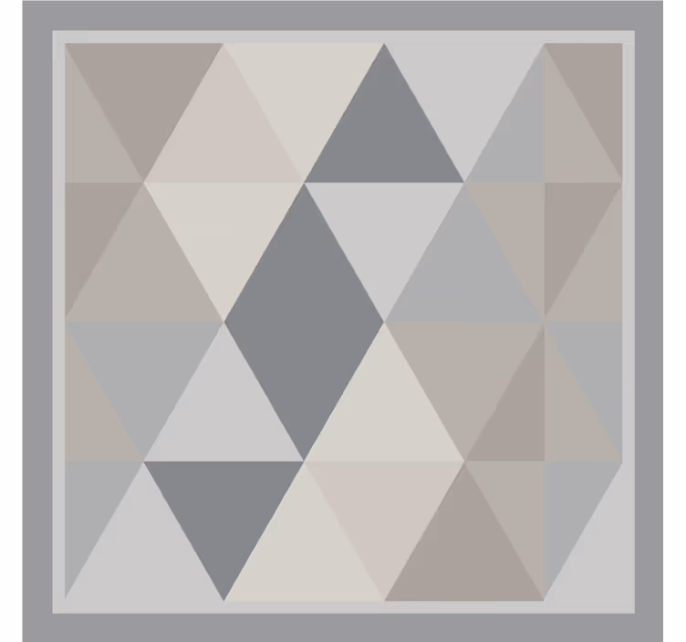 Rollo fenster grau mit grauen pantone-dreiecken - TenStickers