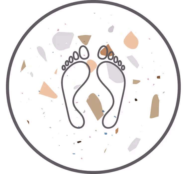 Rollo fenster weiß mit terrazzo-muster - TenStickers
