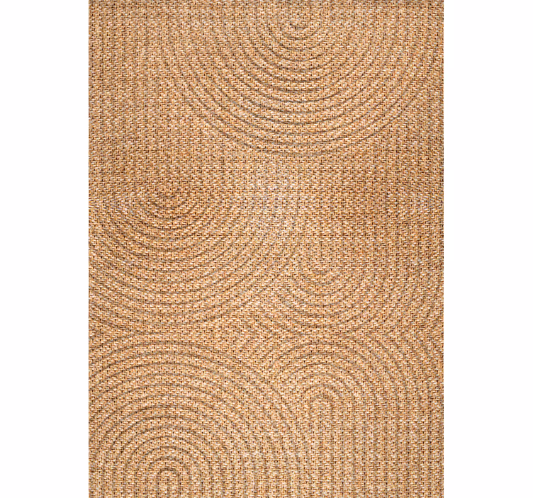 Rollo fenster beige mit bogengewebe-effekt - TenStickers
