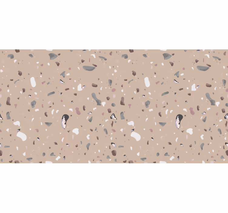 Rollo fenster beige beige terrazzo design - TenStickers