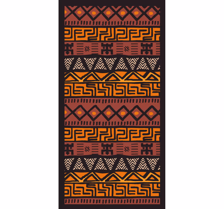 Rollo fenster schlafzimmer im afrikanischen stil - TenStickers