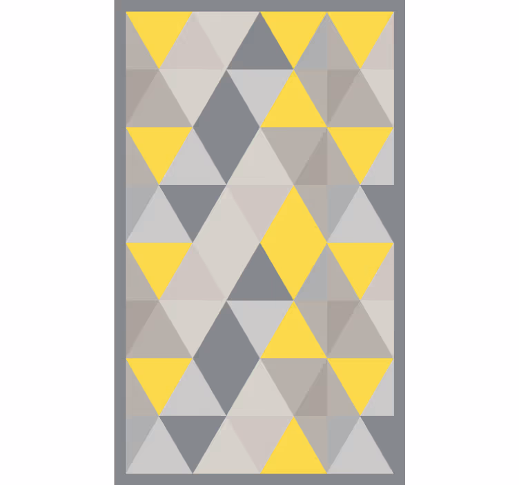 Rollo fenster schlafzimmer mit pantone-dreiecken - TenStickers