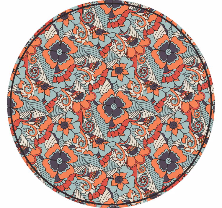 Rollo fenster schlafzimmer im floralen paisleymuster - TenStickers