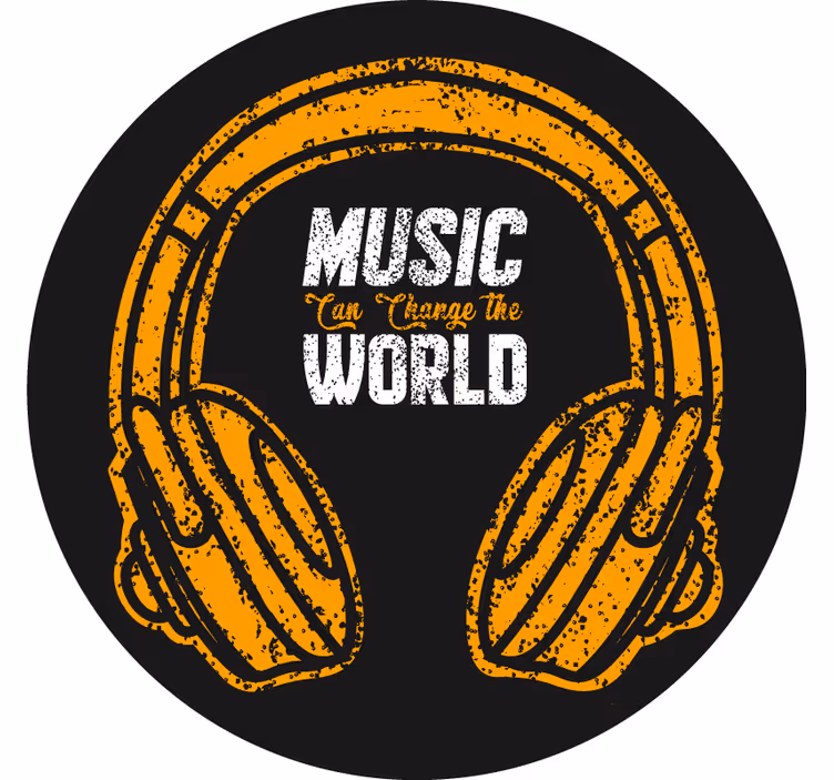 Rollo fenster jugendzimmer musik verändert die welt - TenStickers