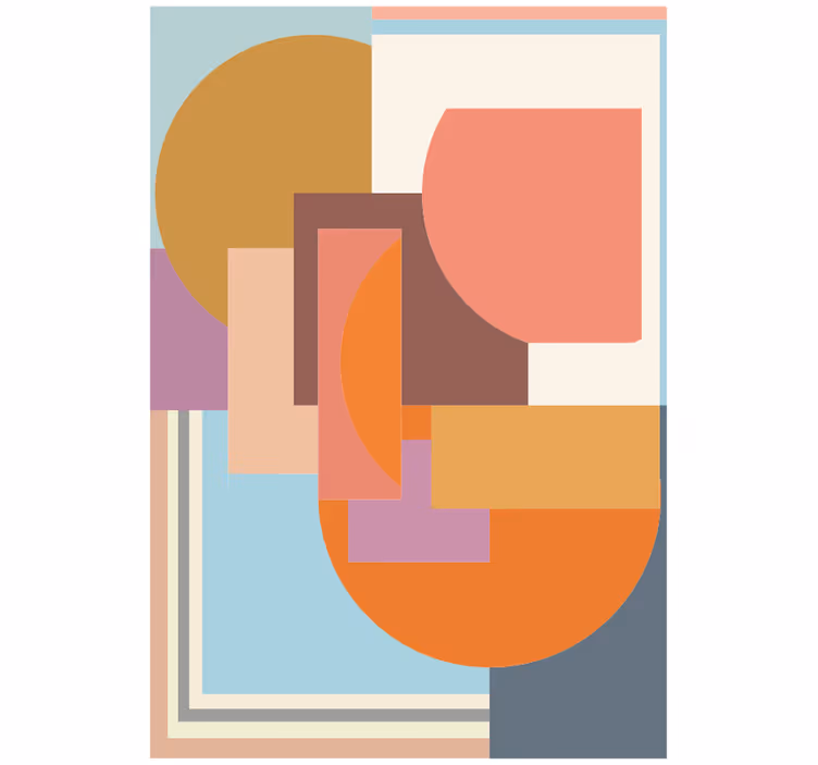 Rollo fenster schlafzimmer modernes geometrisches mosaik - TenStickers