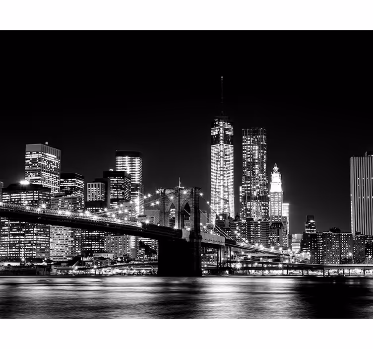 Rollo fenster grau fototapete new york east river - TenStickers