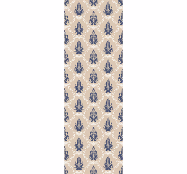 Rollo fenster vintage mit blattmuster - TenStickers