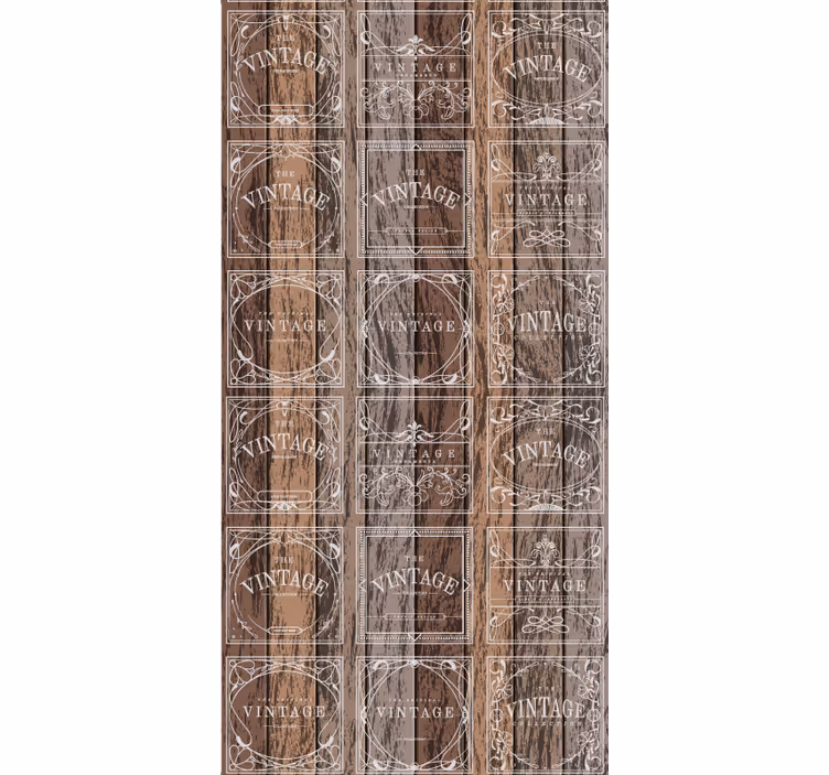 Rollo fenster vintage prägefässer - TenStickers