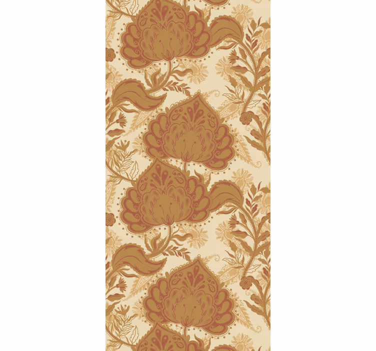 Rollo fenster vintage im floralen damaskus-stil - TenStickers