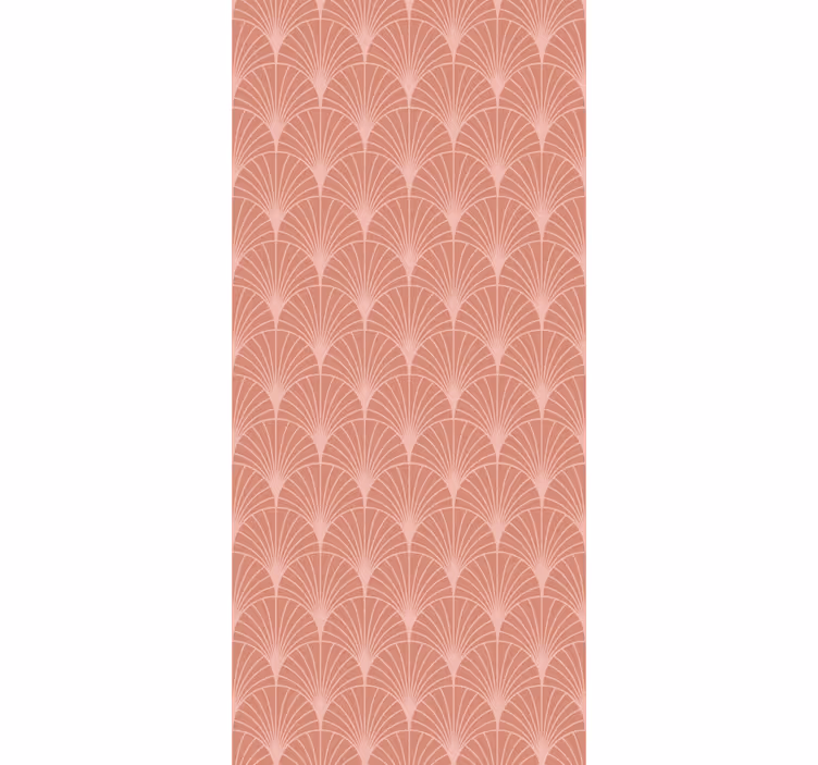 Rollo fenster vintage mit roségold palmenmuster - TenStickers