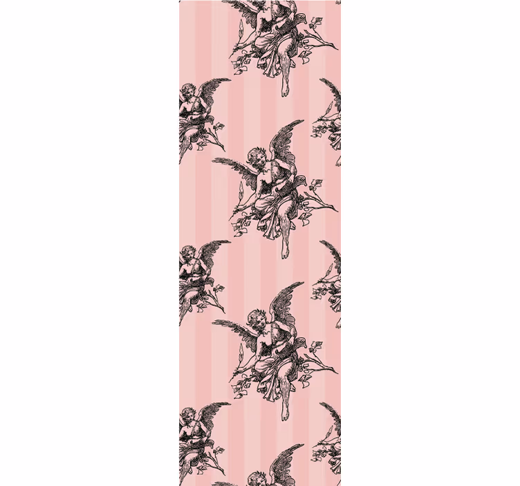 Rollo fenster vintage mit toile de jouy muster - TenStickers