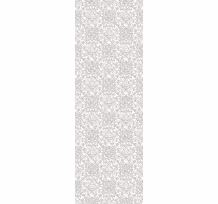 Rollo fenster vintage graues ethnisches muster mit design - TenStickers