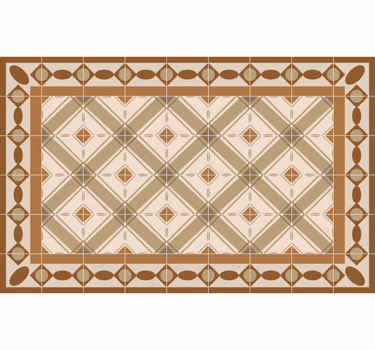 Rollo fenster beige mit portugiesischen fliesen - TenStickers