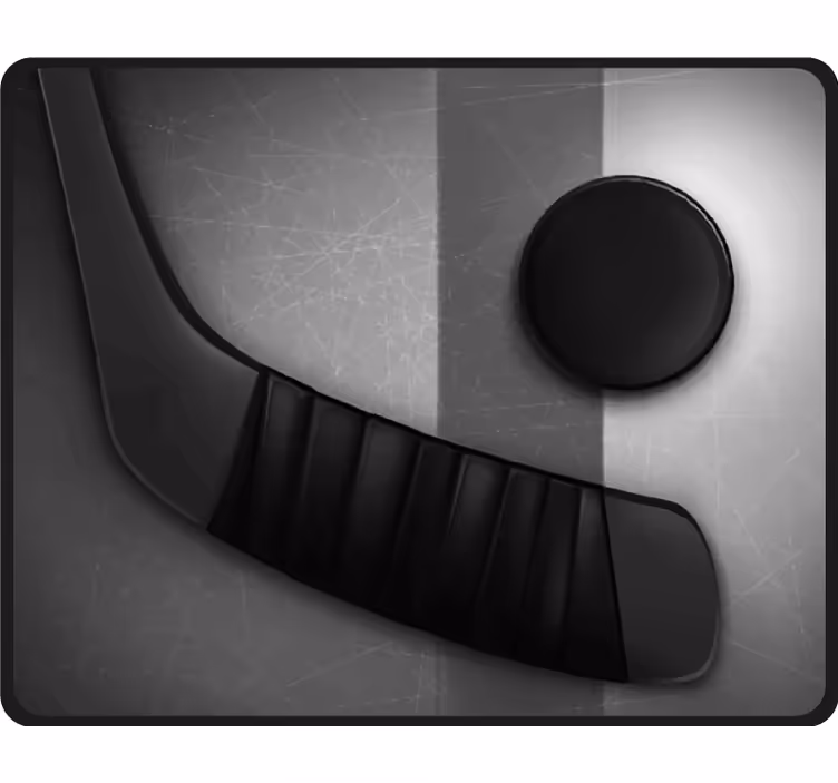 Rollo fenster schlafzimmer realistisches eishockey - TenStickers