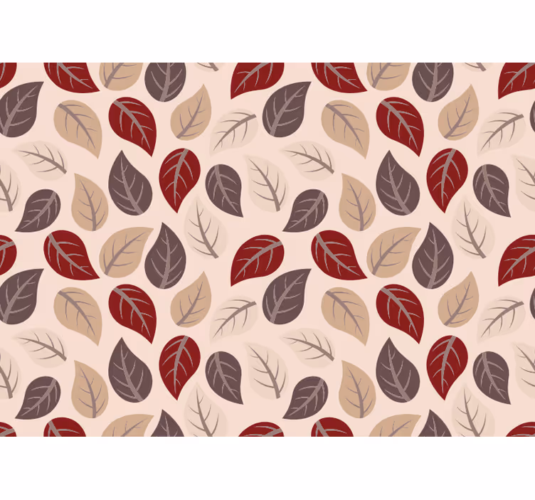 Rollo fenster schlafzimmer mit herbstblätter-muster - TenStickers