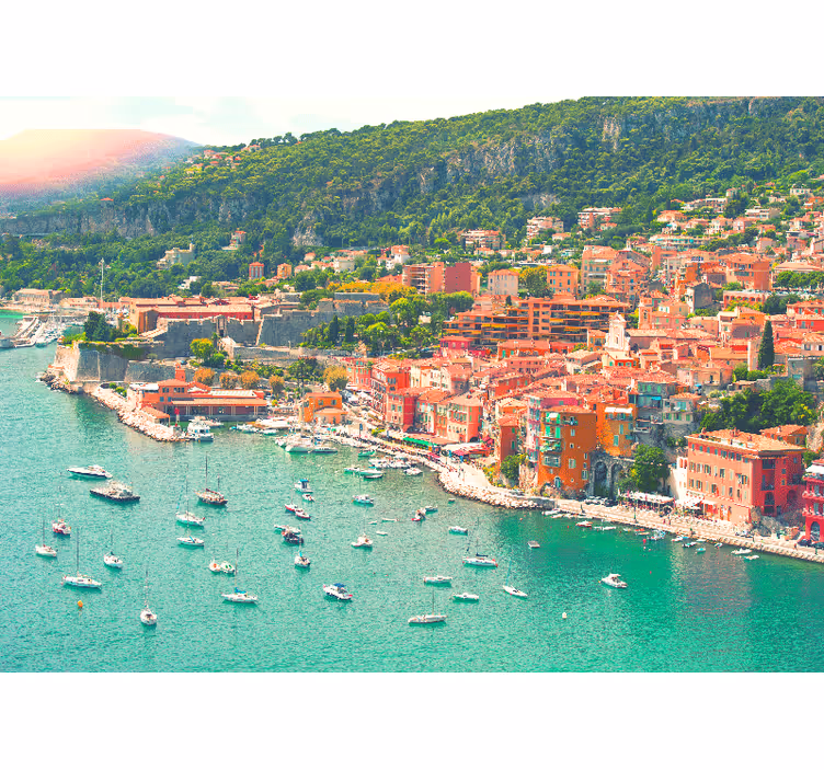 Rollo fenster schlafzimmer am schönen strand der côte d'azur - TenStickers