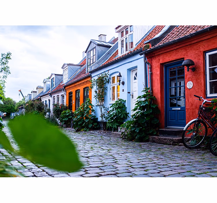 Rollo fenster schlafzimmer altstadt von aarhus - TenStickers