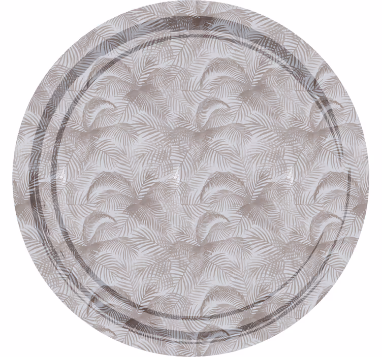 Rollo fenster grau elegante botanische 80er jahre - TenStickers