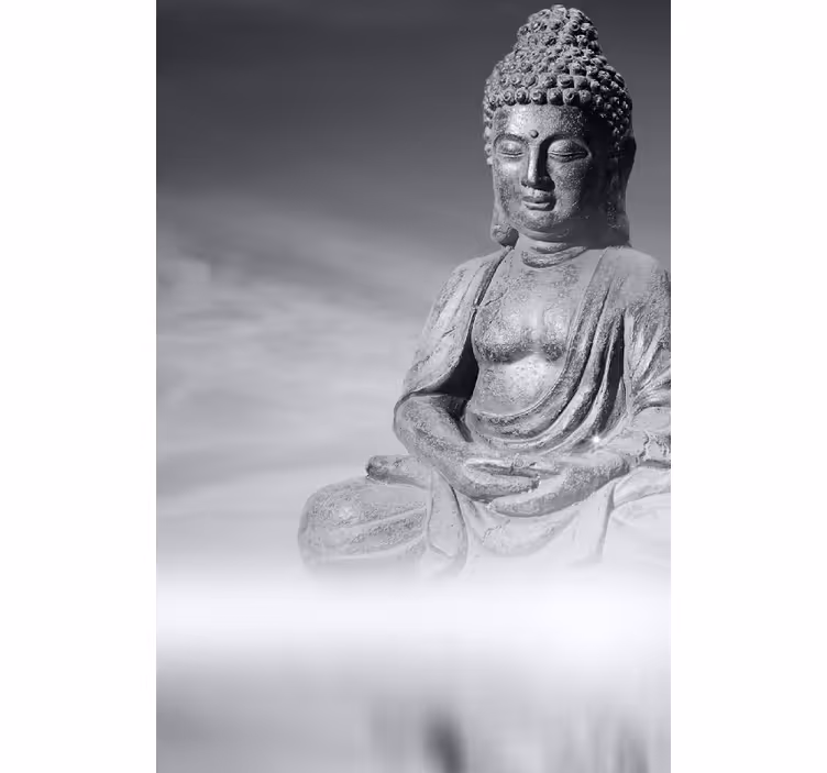 Rollo fenster wohnzimmer buddha zen - TenStickers