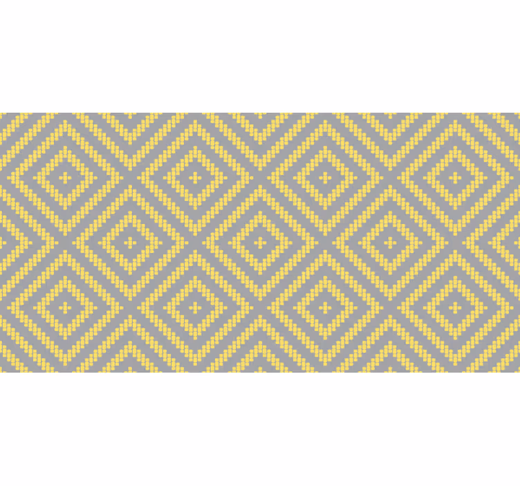 Rollo fenster schlafzimmer in pantone rhombus - TenStickers