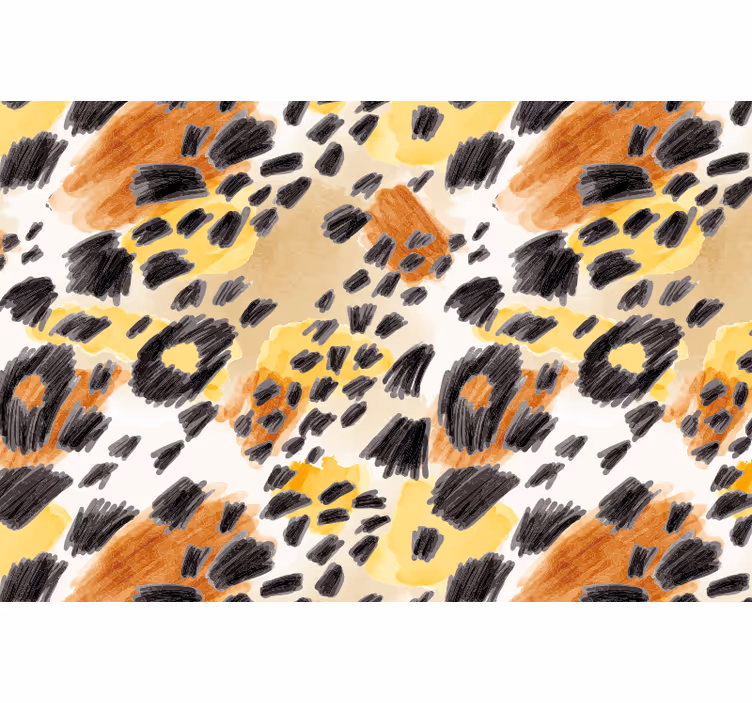 Rollo fenster schlafzimmer mit tierischem feline-print - TenStickers