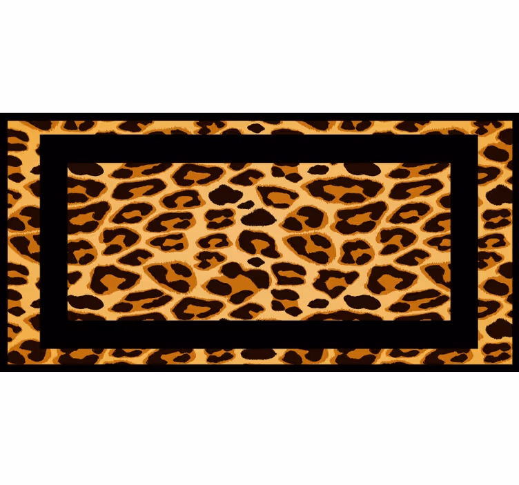 Rollo fenster schlafzimmer im klassischen orangetiger-design - TenStickers