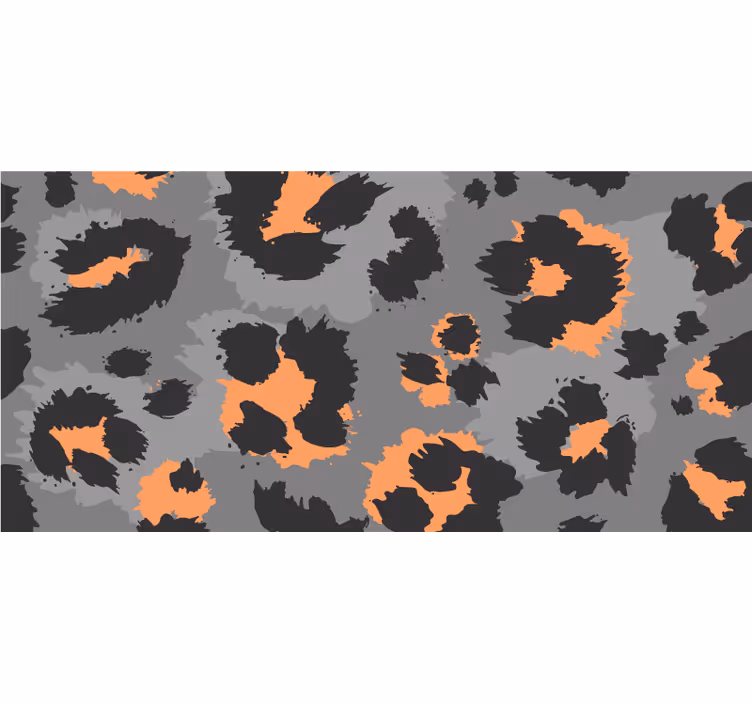 Rollo fenster schlafzimmer grau leopardenfell - TenStickers