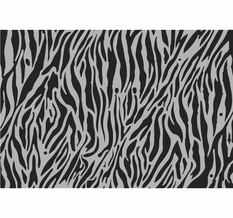 Rollo fenster schlafzimmer grau zebra - TenStickers