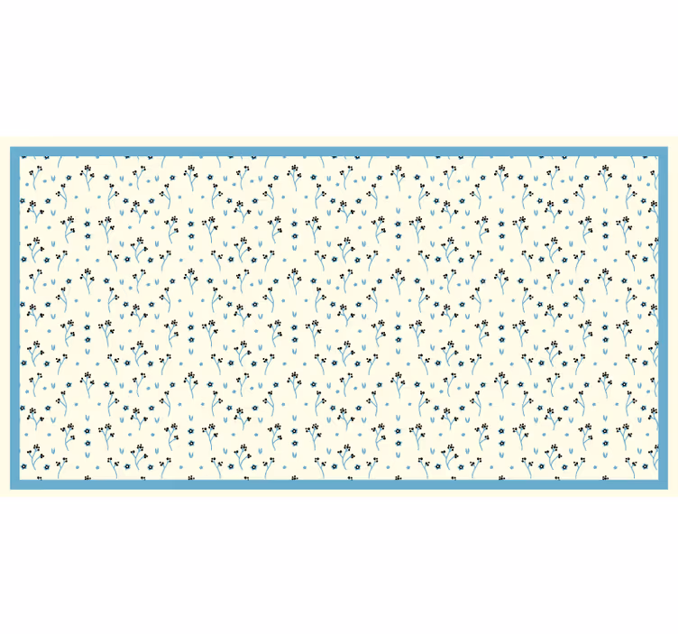 Rollo fenster schlafzimmer mit dezentem blumenmuster - TenStickers