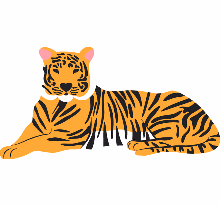 Rollo fenster schlafzimmer mit tigerskin-muster - TenStickers