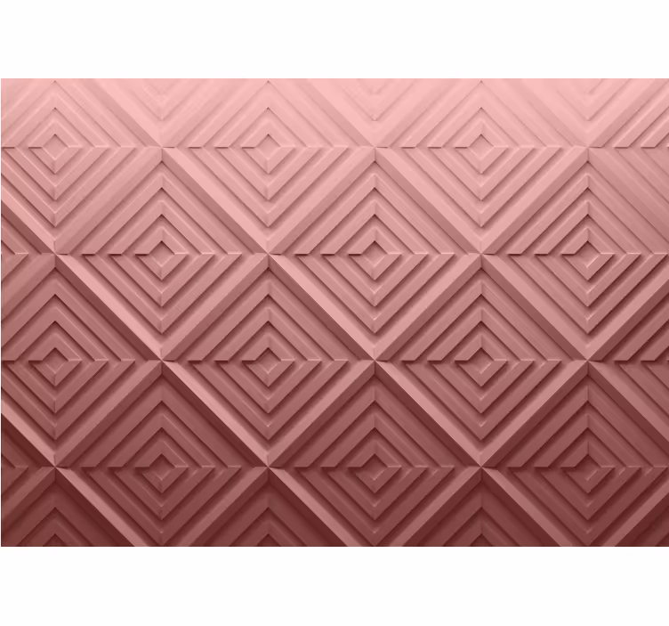 Rollo fenster schlafzimmer pink 3d geometrische abstraktion - TenStickers