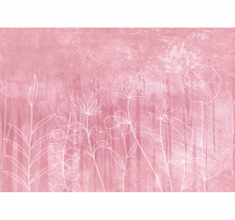 Rollo fenster schlafzimmer in skandinavischem pinkwiese - TenStickers