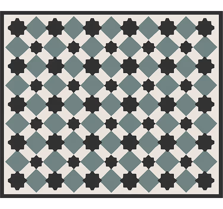 Rollo fenster wohnzimmer vintage stern - TenStickers
