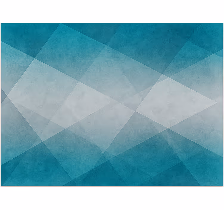 Rollo fenster wohnzimmer in blau und grau gewaschen - TenStickers